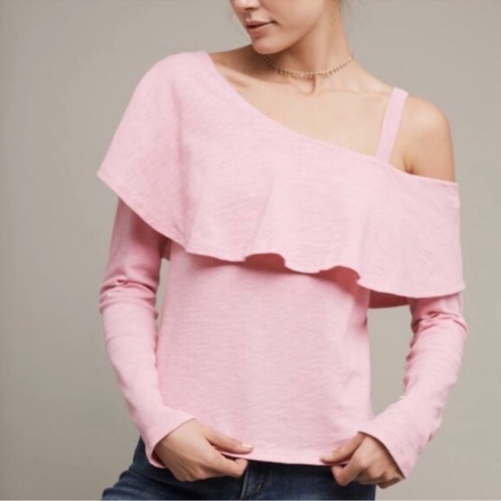 Anthropologie Pink Top